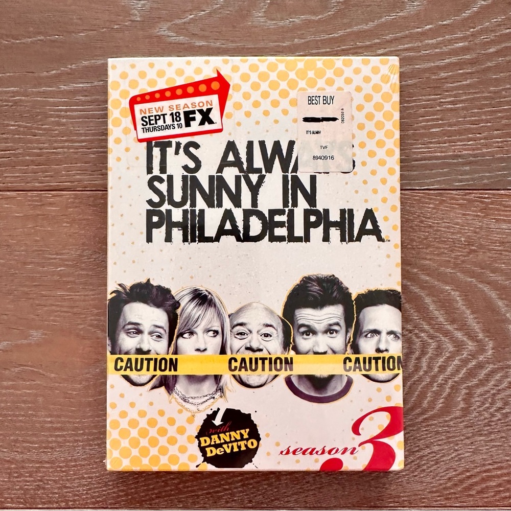 It’s Always Sunny In Philadelphia DVD set Season 3 New Sealed Charlie Day Show